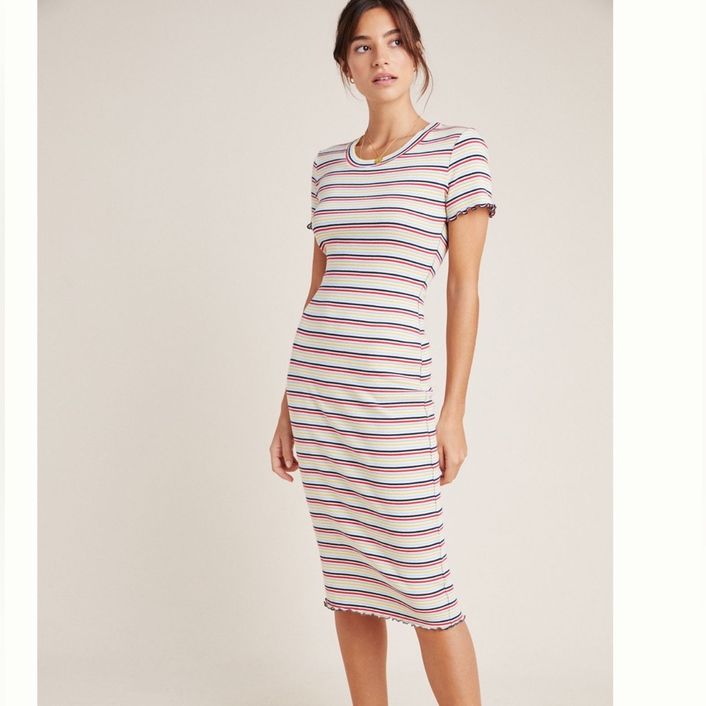 Striped Midi Dress